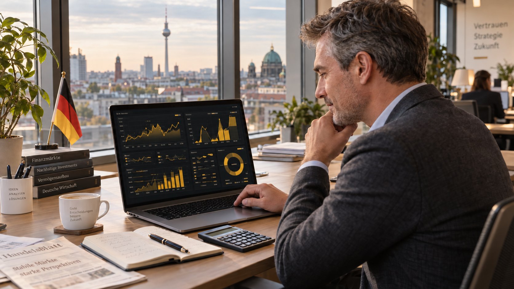 Der Testaufbau in der Redaktion